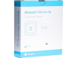 Coloplast Biatain Silicone AG 7 5cm x 7 5cm