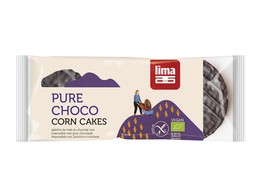 Lima Maiswafels met pure chocolade bio 100 gr