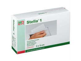 Stella Steriel Gaaskompres Apart Verpakt 1 8L 5cm x 5cm  40st 