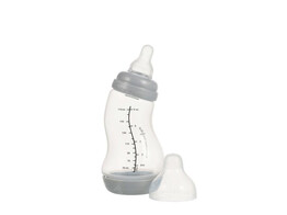 Difrax Anti-colic S-fles 170 ml Grijs