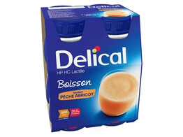 Delical Zuiveldrank  200ml - 360kcal   4st  Perzik-Abrikoos