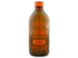 YUGEN Kombucha Mango Turmeric  flesje 325ml 
