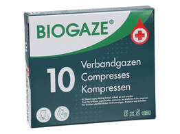 Biogaze verbandgaas 5x5 cm