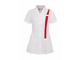 Verpleegschort Lara 26 Wit/rood XL