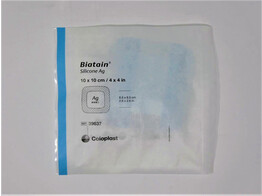 Coloplast Biatain Silicone AG 10cm x 10cm