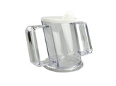 Henrocup schuine beker   2 tuitjes 237 ml - transparant clear