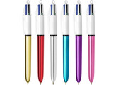 Bic 4 kleuren balpen  family  - Assortie