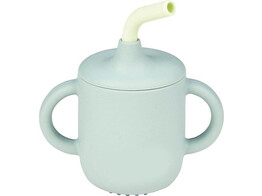 Nattou Beker met Silicone Rietje Groen