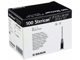 Sterican naald 22G X 1 1/2  zwart 