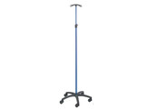 Infuusstaander - 4 haken - blauw