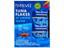 Fish4Ever Voordeelverpakking 3 x Tonijn in Spring Water 3 x 160gr
