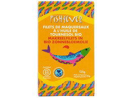 Fish4Ever Makreelfilet In Bio Zonnebloemolie - Schotland 120gr