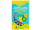 Fish4Ever Sardines In Bio Olijfolie   Citroen 120gr