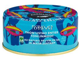 Fish4Ever Tonijnmoot In Water Zoutarm 160gr
