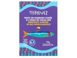 Fish4Ever Gerookte Haring In Biologisch Koolzaadolie 110gr